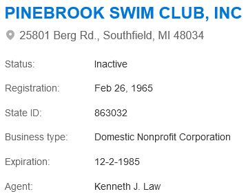 Pinebrook Swim Club - Company Registration (newer photo)